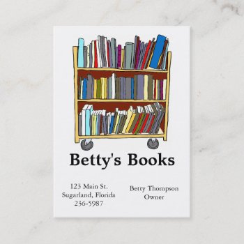 Book Business Cards by Lilleaf at Zazzle
