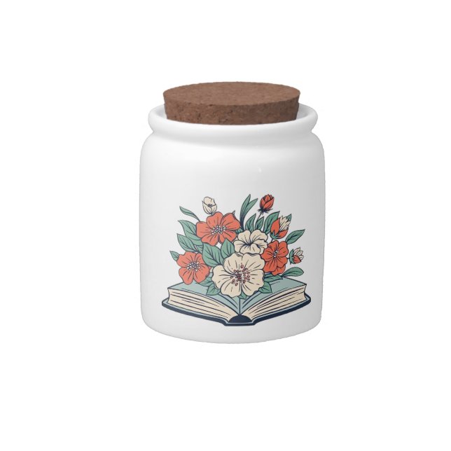 Book Candy Jar (Front)