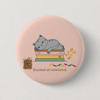 Book Cat Button