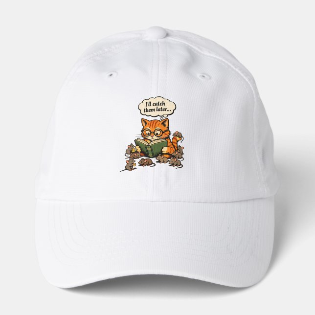 book cat performance cap (Front)