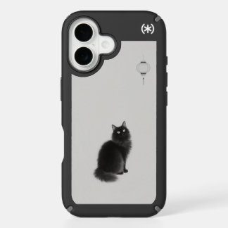 book cat iPhone 16 case