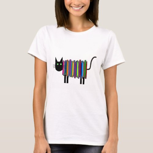 Book Cat T_Shirt