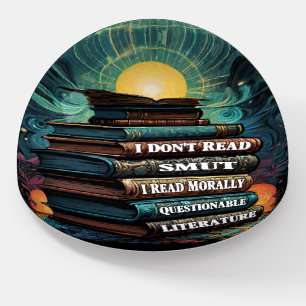 Book Choices Humor Dome Paperweight