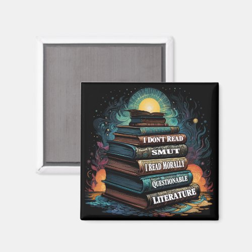 Book Choices Humor Square  Magnet