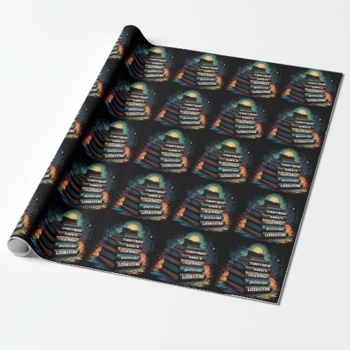 Book Choices Humor Wrapping Paper