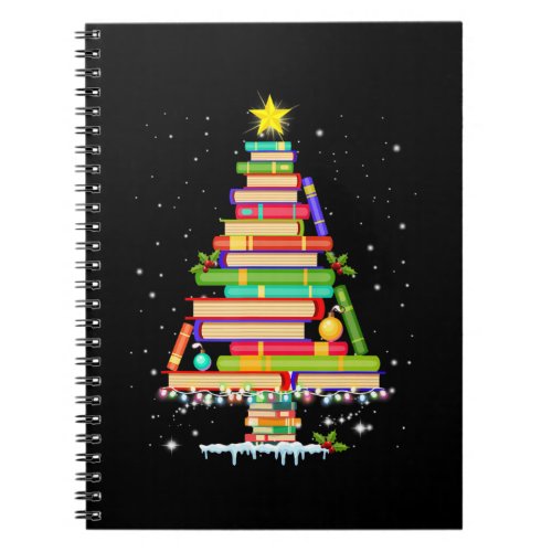 book christmas tree  merry christmas librarian
