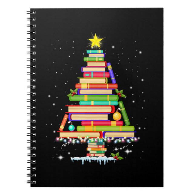 book christmas tree  merry christmas librarian (Front)