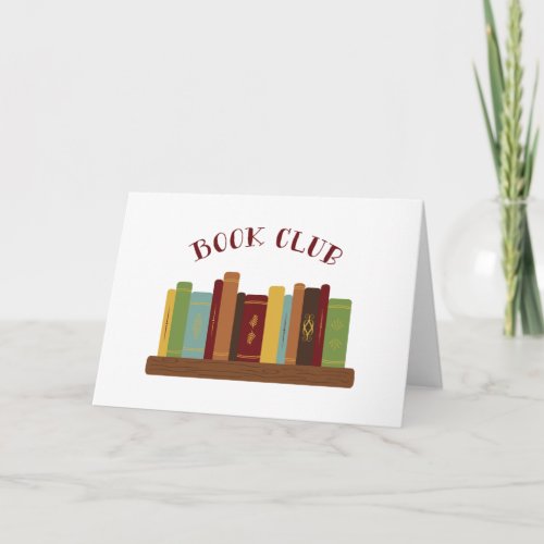 Book Club Card