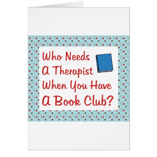 book club cards (Front)