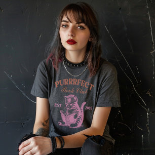 Book Club Cat Purrrfect  Tri-Blend Shirt
