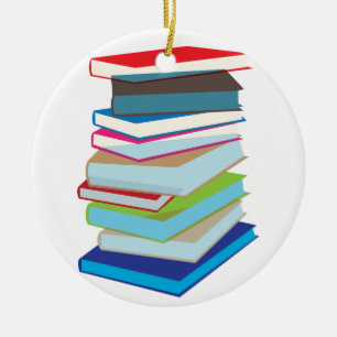 Book Club Ceramic Ornament