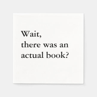 Book Club Cocktail Napkins - Wait