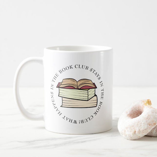 Book Club  Coffee Mug (With Donut)