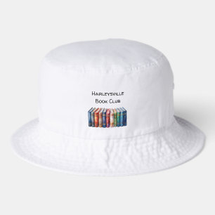 Book Club Customizable Hardcover Books Bucket Hat