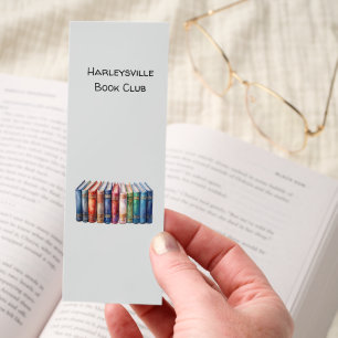 Book Club Customizable Square Bookmarks