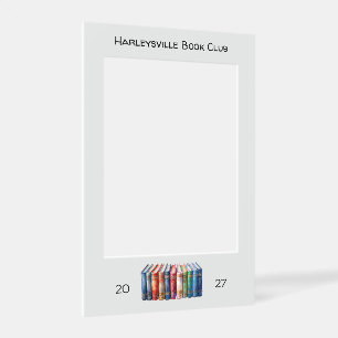 Book Club Customizable with Year Selfie Frame