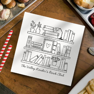Book Club Event Personalized Napkins