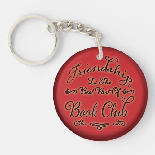 Book Club Friendship Key RIng