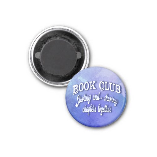 Book Club Friendship Modern Typography Magnet
