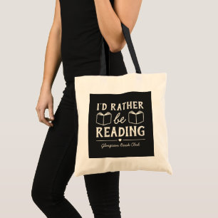 Book Club Funny Saying Personalized Gift Tote Bag