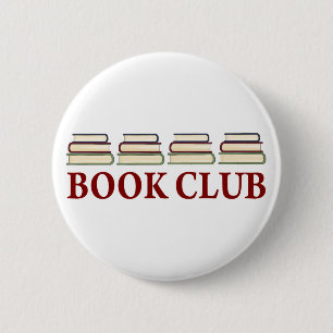 Book Club Gift For Readers Button