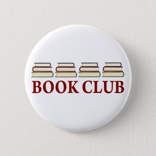 Book Club Gift For Readers Button