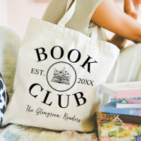 Book Club Gift Personalized Readers Tote Bag