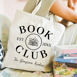 Book Club Gift Personalized Readers Tote Bag