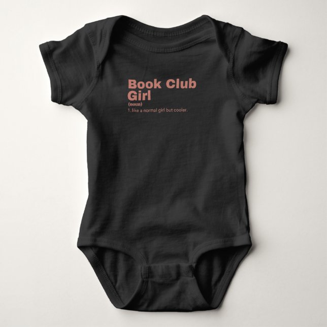 Book Club Girl - Book Club Baby Bodysuit (Front)
