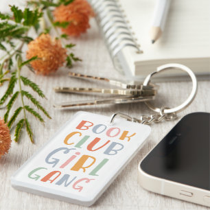 Book Club Girl Gang Keychain