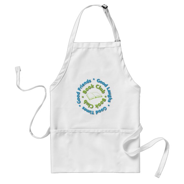 book club good friends adult apron (Front)
