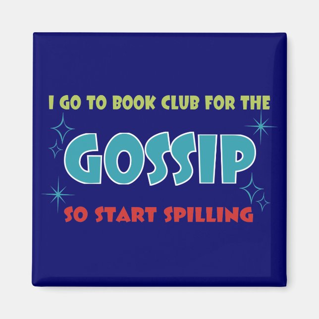book club gossip magnet (Front)