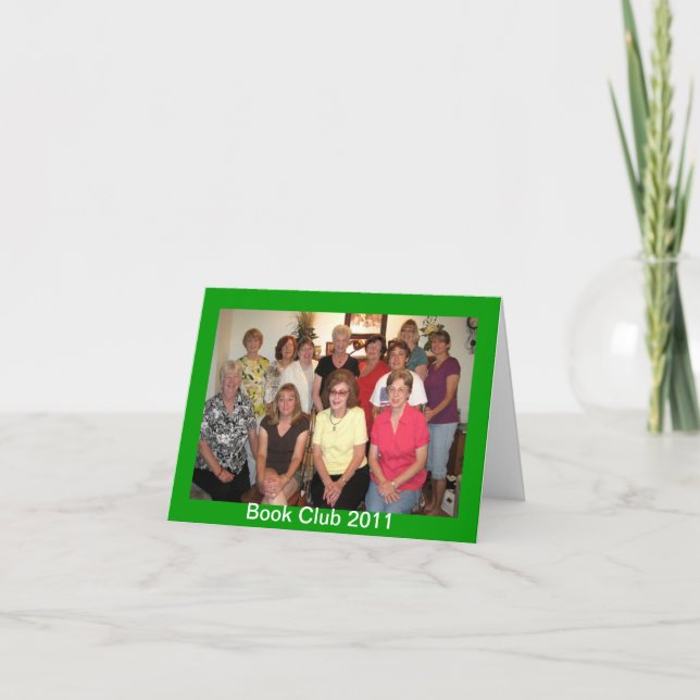 Book Club Holiday Card (Front)