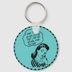 Book Club - I Hope - Retro Keychain