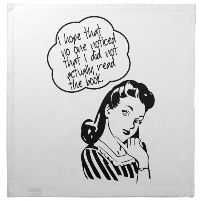 Book Club - I Hope - Retro Napkin (Front)