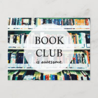 Book Club Invitation Postcard