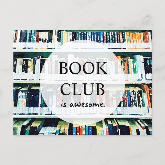 book-club-invitation-postcard-zazzle