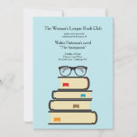 Book Club Invitation (you Pick Background Color) at Zazzle