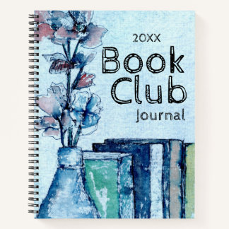 Book Club Journal Personalized Flower Bouquet