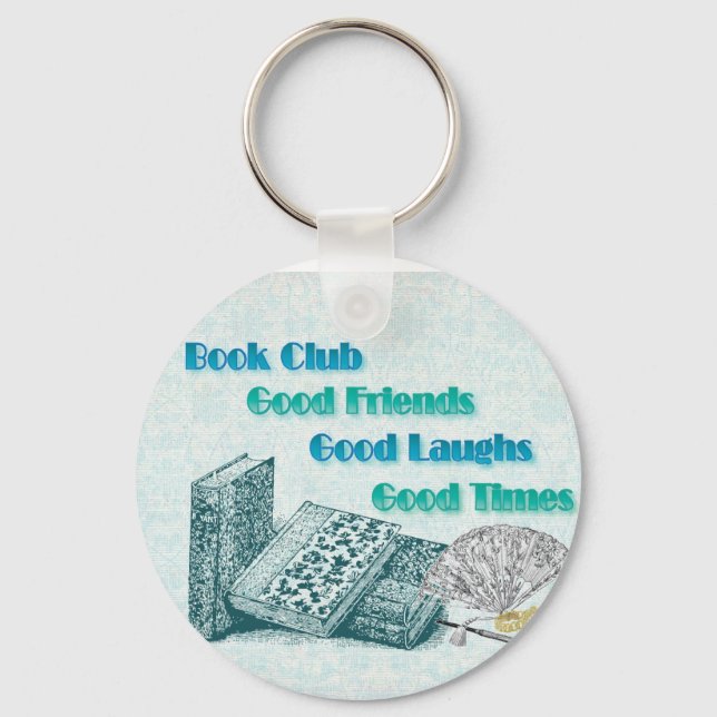 book club keychain (Front)