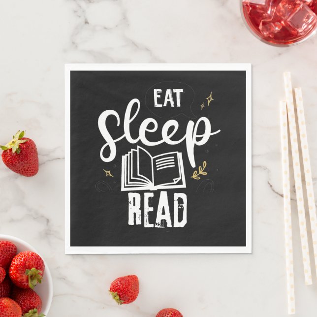 Book Club List Napkins (Insitu)