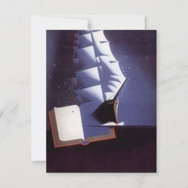 BOOK CLUB Meeting Announcements Invitations (Front)