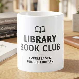 Book Club Name Library Custom Coffee Mug