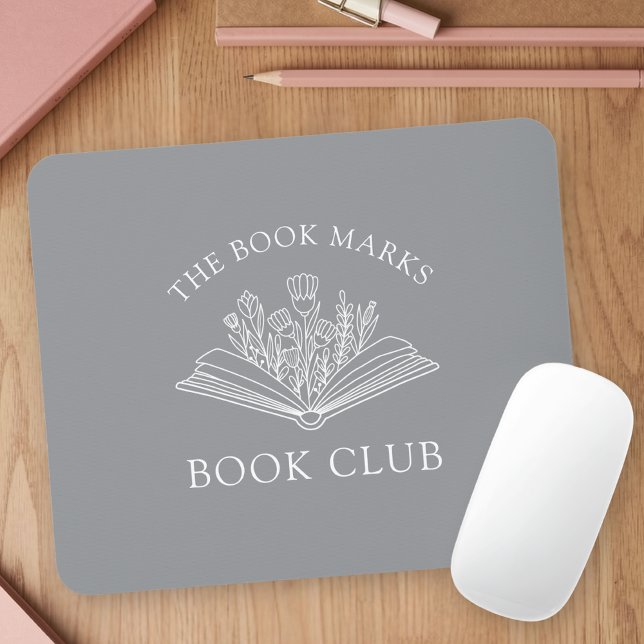 Book Club Name Members Personalized Gift Mouse Pad (Creator Uploaded)