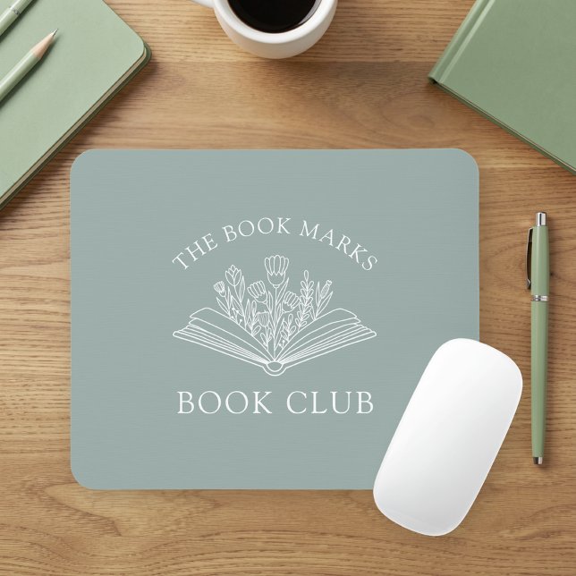Book Club Name Members Personalized Gift Mouse Pad (Creator Uploaded)