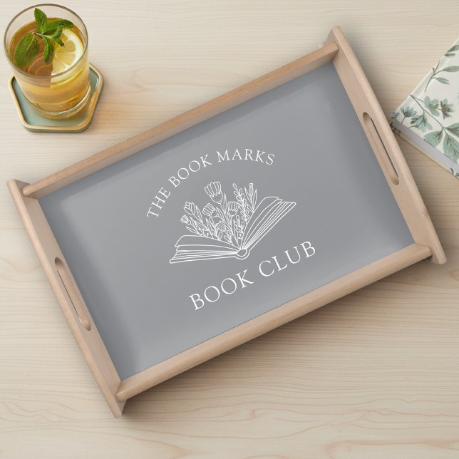 Book Club Name Personalized Event Serving Tray (Creator Uploaded)