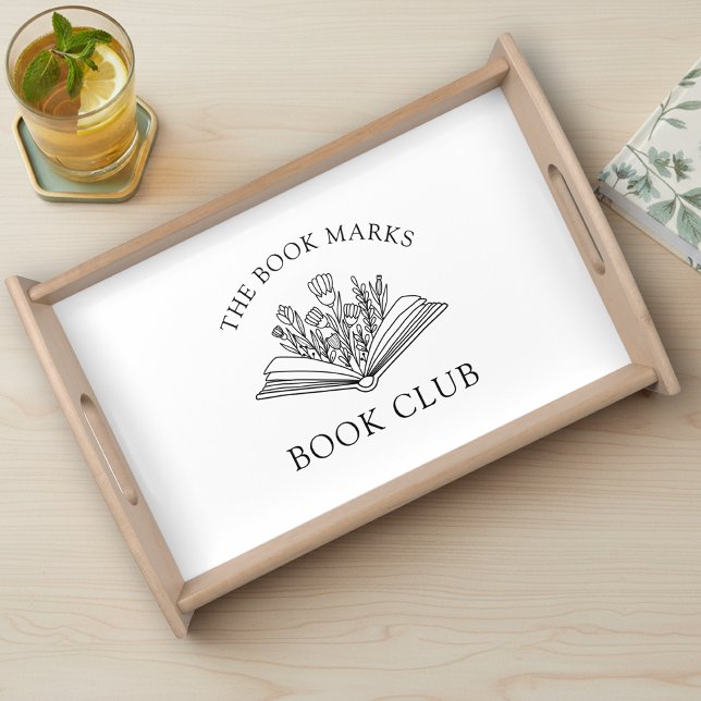 Book Club Name Personalized Event Serving Tray (Creator Uploaded)