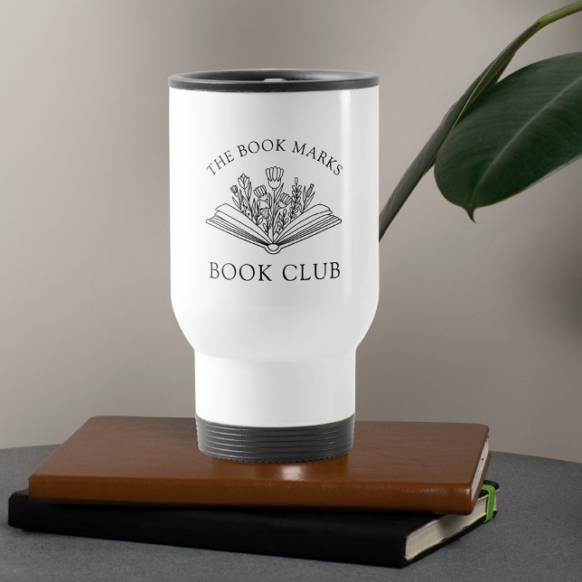 Book Club Name Personalized Favor Gift Travel Mug (Creator Uploaded)