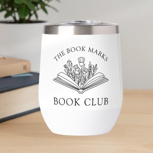 Book Club Name Personalized Gift Thermal Wine Tumbler