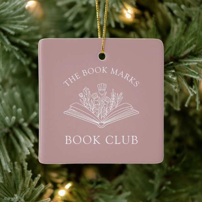 Book Club Name Personalized Ornament (Tree)